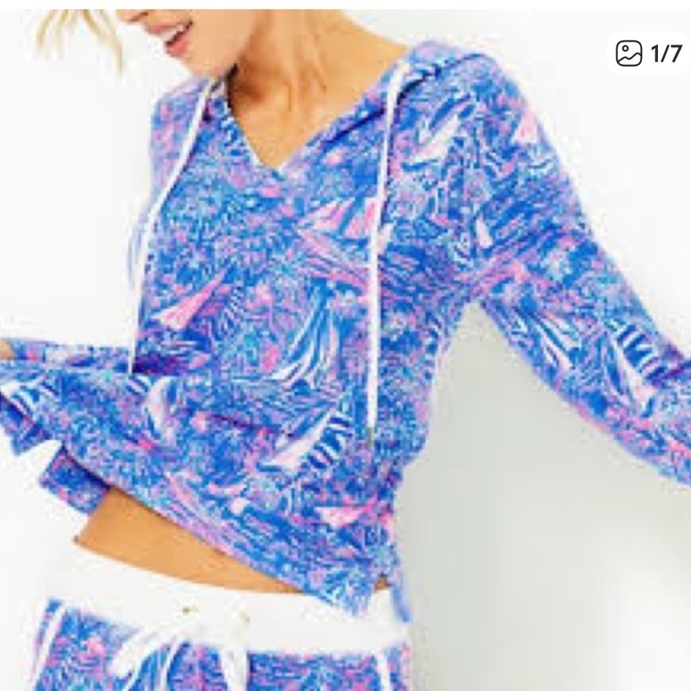 Lilly Pulitzer Sailibration Pants and Kiawah hoodie Set - Picture 7 of 9